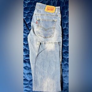 Levi’s Distressed Blue Jeans